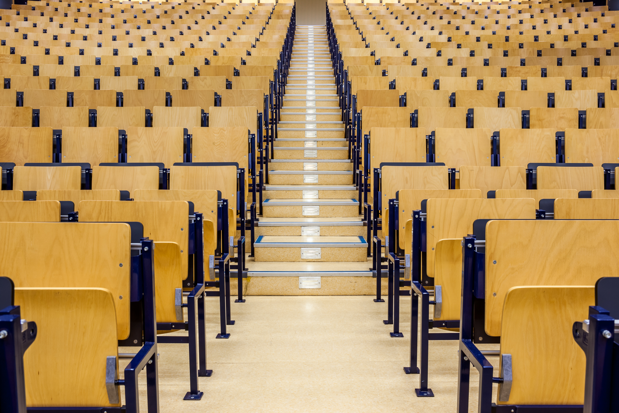 auditorium whit stairs Hörsaal